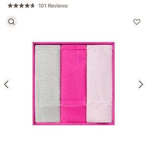Skims cotton rib tank. 3 pack. Pink, gray, hot pink. Brand new with tags. Small